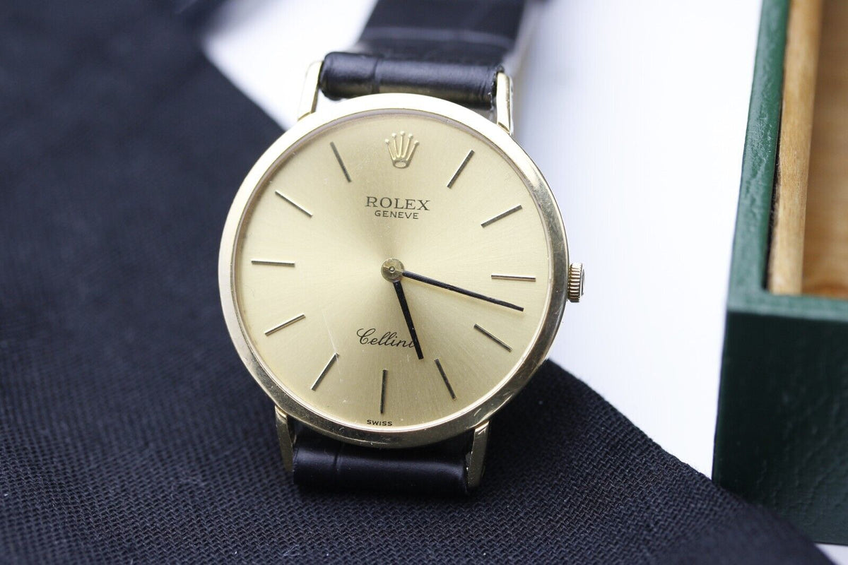 Rolex Cellini Handaufzug mit 750/-Gelbgold Gehäuse