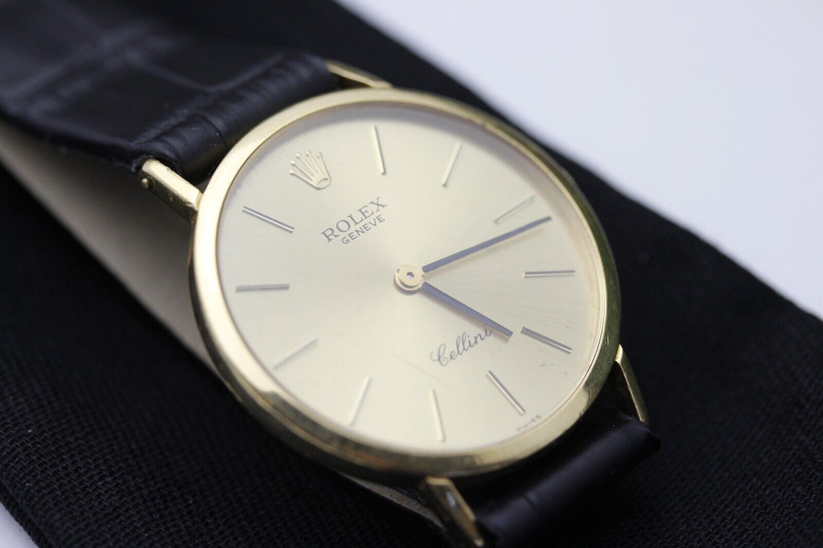Rolex Cellini Handaufzug mit 750/-Gelbgold Gehäuse